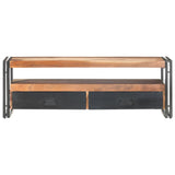 NNEVL TV Cabinet 120x30x40 cm Solid Wood with Sheesham Finish