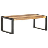 NNEVL Coffee Table 110x60x40 cm Solid Wood with Sheesham Finish