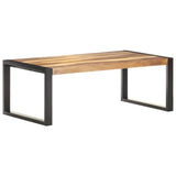 NNEVL Coffee Table 110x60x40 cm Solid Wood with Sheesham Finish