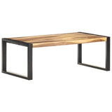 NNEVL Coffee Table 110x60x40 cm Solid Wood with Sheesham Finish