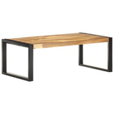 NNEVL Coffee Table 110x60x40 cm Solid Wood with Sheesham Finish