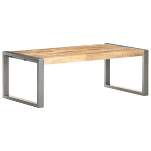 NNEVL Coffee Table 110x60x40 cm Rough Mango Wood