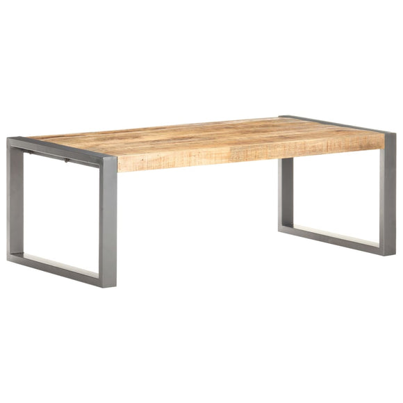 NNEVL Coffee Table 110x60x40 cm Rough Mango Wood