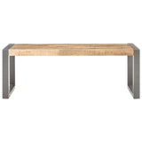 NNEVL Coffee Table 110x60x40 cm Rough Mango Wood