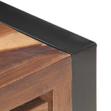 NNEVL Shoe Cabinet 120x35x40 cm Solid Wood with Sheesham Finish