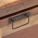 NNEVL Shoe Cabinet 120x35x40 cm Solid Wood with Sheesham Finish
