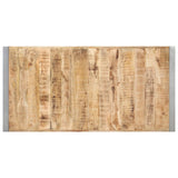 NNEVL Dining Table 140x70x75 cm Solid Wood Mango