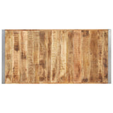 NNEVL Dining Table 160x80x75 cm Solid Wood Mango