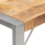 NNEVL Dining Table 160x80x75 cm Solid Wood Mango