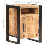 NNEVL Bedside Cabinet 40x35x55 cm Solid Wood Mango