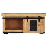 NNEVL TV Cabinet 90x35x40 cm Solid Wood Mango