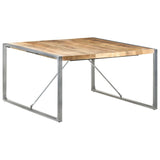 NNEVL Dining Table 140x140x75 cm Solid Wood Mango