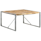 NNEVL Dining Table 140x140x75 cm Solid Wood Mango