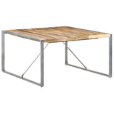 NNEVL Dining Table 140x140x75 cm Solid Wood Mango