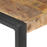 NNEVL Coffee Table 140x140x40 cm Solid Wood Mango