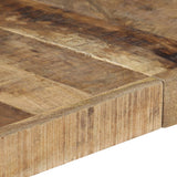 NNEVL Coffee Table 140x140x40 cm Solid Wood Mango