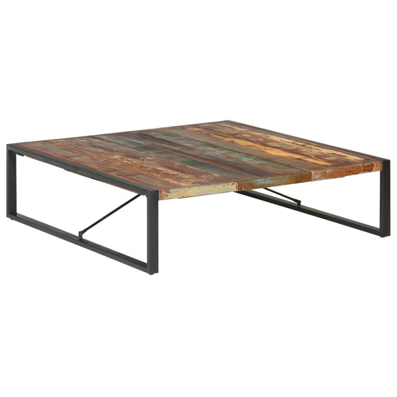 NNEVL Coffee Table 140x140x40 cm Solid Wood Reclaimed