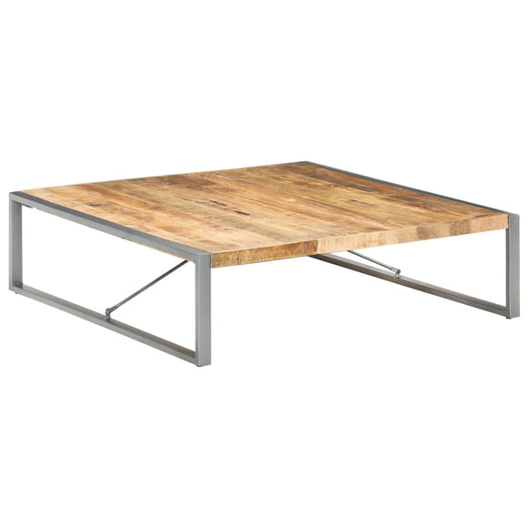 NNEVL Coffee Table 140x140x40 cm Solid Wood Mango