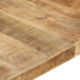 NNEVL Coffee Table 140x140x40 cm Solid Wood Mango