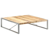 NNEVL Coffee Table 140x140x40 cm Solid Wood Mango