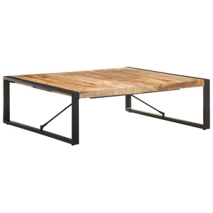 NNEVL Coffee Table 120x120x40 cm Solid Wood Mango
