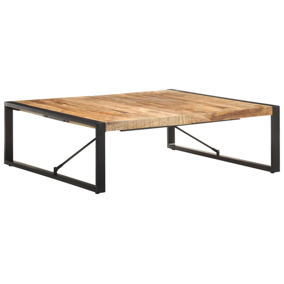 NNEVL Coffee Table 120x120x40 cm Solid Wood Mango