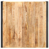 NNEVL Coffee Table 120x120x40 cm Solid Wood Mango