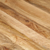NNEVL Coffee Table 120x120x40 cm Solid Wood Mango