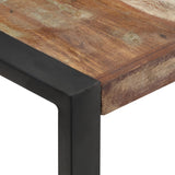 NNEVL Coffee Table 120x120x40 cm Solid Wood Reclaimed