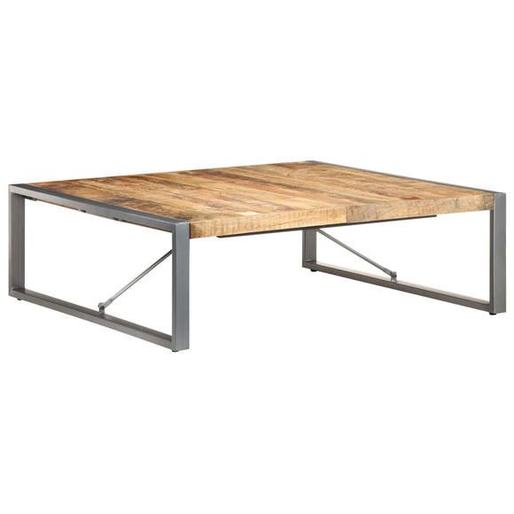 NNEVL Coffee Table 120x120x40 cm Solid Wood Mango