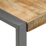 NNEVL Coffee Table 120x120x40 cm Solid Wood Mango