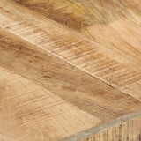 NNEVL Coffee Table 120x120x40 cm Solid Wood Mango