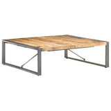 NNEVL Coffee Table 120x120x40 cm Solid Wood Mango