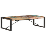 NNEVL Coffee Table 140x70x40 cm Solid Wood Reclaimed