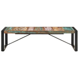 NNEVL Coffee Table 140x70x40 cm Solid Wood Reclaimed