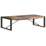NNEVL Coffee Table 140x70x40 cm Solid Wood Reclaimed