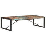 NNEVL Coffee Table 140x70x40 cm Solid Wood Reclaimed