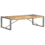 NNEVL Coffee Table 140x70x40 cm Solid Wood Mango