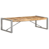 NNEVL Coffee Table 140x70x40 cm Solid Wood Mango