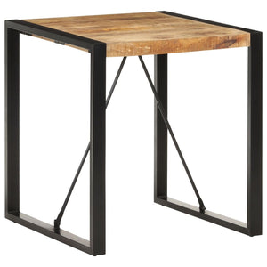 NNEVL Dining Table 70x70x75 cm Solid Wood Mango