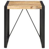 NNEVL Dining Table 70x70x75 cm Solid Wood Mango