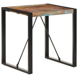 NNEVL Dining Table 70x70x75 cm Solid Wood Reclaimed