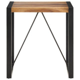 NNEVL Dining Table 70x70x75 cm Solid Wood Acacia with Sheesham Finish