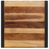 NNEVL Dining Table 70x70x75 cm Solid Wood Acacia with Sheesham Finish
