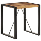 NNEVL Dining Table 70x70x75 cm Solid Wood Acacia with Sheesham Finish