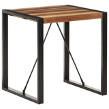 NNEVL Dining Table 70x70x75 cm Solid Wood Acacia with Sheesham Finish