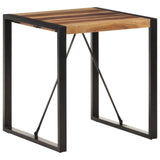 NNEVL Dining Table 70x70x75 cm Solid Wood Acacia with Sheesham Finish