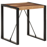 NNEVL Dining Table 70x70x75 cm Solid Wood Acacia with Sheesham Finish