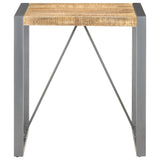 NNEVL Dining Table 70x70x75 cm Solid Wood Mango