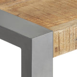 NNEVL Dining Table 70x70x75 cm Solid Wood Mango